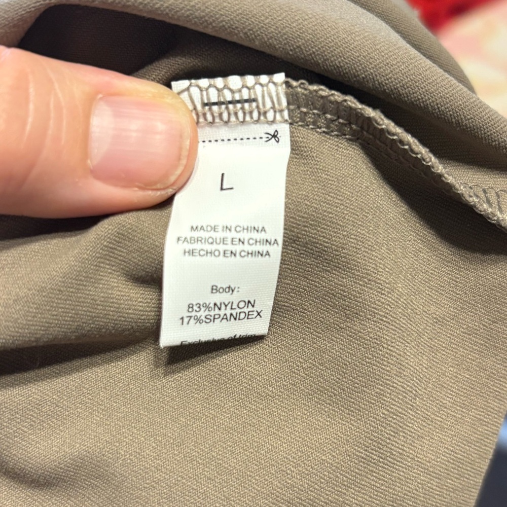 Qinsen Taupe Jumpsuit - Picture 6 of 8